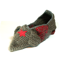 Knitted shoes - Daria Held
