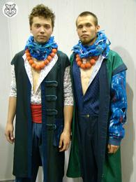 Collection of men's felted wool clothing. Daria Held