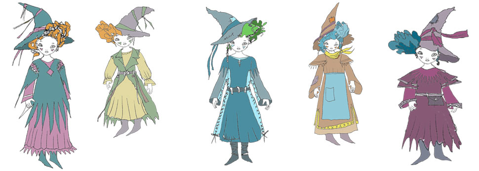 sketches of the witch