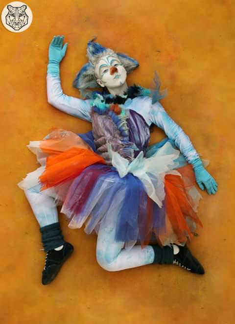 Costumes for the street performance "Blue bird". Daria Held